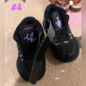SOLD—Nike Kids Kyrie Flytrap 4 Black Basketball Shoes